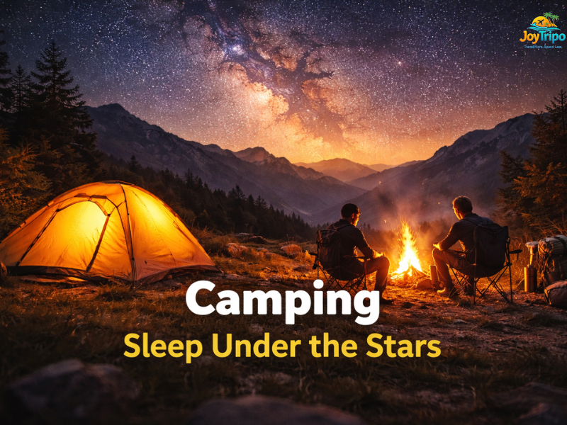 Adventure Activities in Rishikesh: Camping sleep under the stars