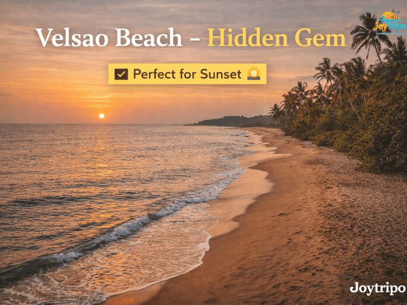 Hidden Beaches in Goa Away from the Crowds: Velsao beach