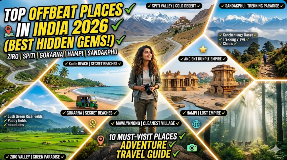Top 10 Offbeat Destinations in India 2026
