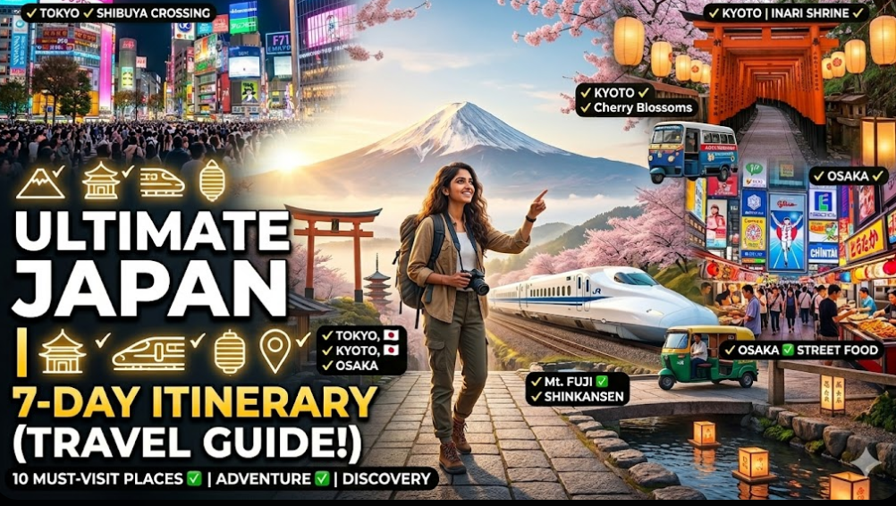 Japan 7 Day Travel Itinerary 2026