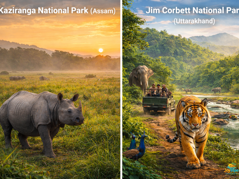 Top Wildlife Sanctuaries in India: Kaziranga national park: Jim corbett national park 