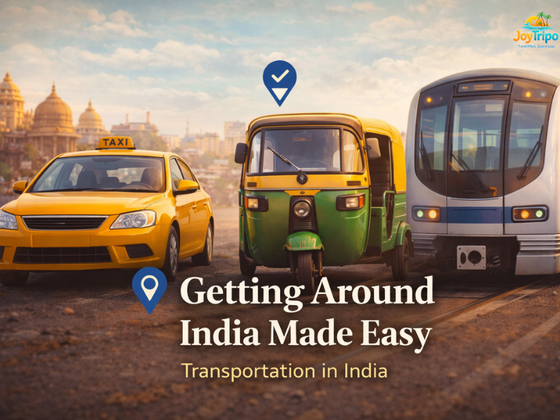 Travel Tips for First-Time Visitors to India: Navigating Transportation in India
