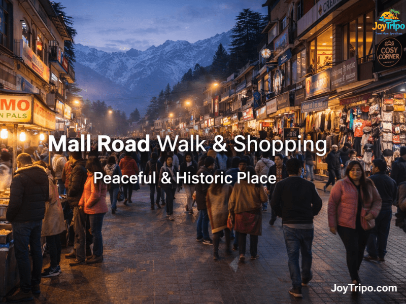 Mall road walk & shopping: 3-day Manali itinerary
