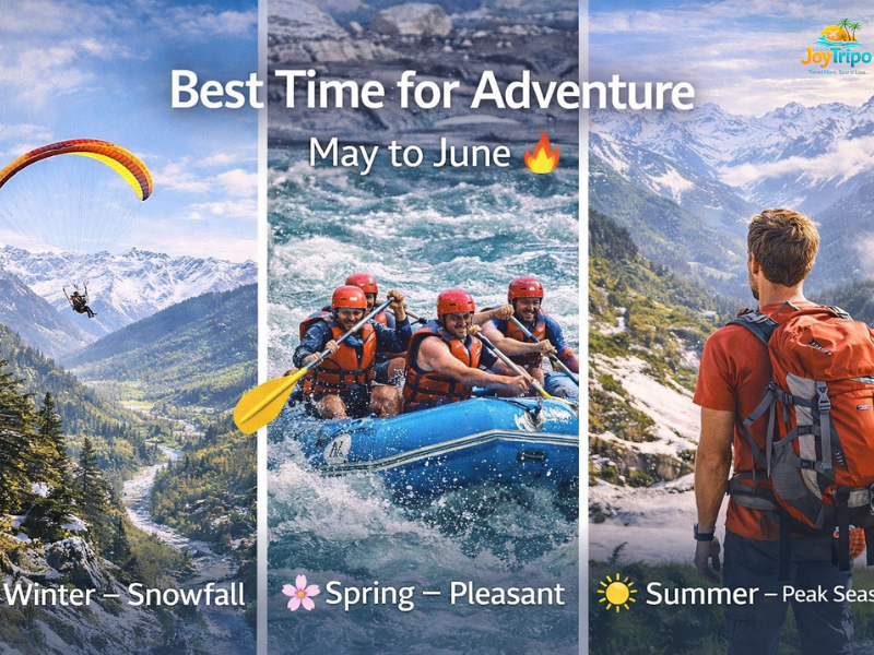 Best Time to Visit Manali: Best Time for Adventure Activities
