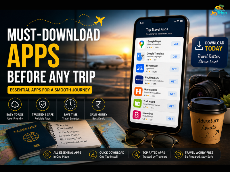 Best Travel Apps: must download apps before any trip 