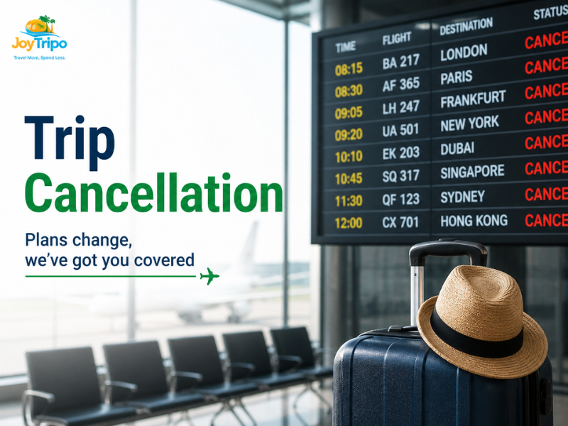Best Travel Insurance for International Trips: Trip cancellation