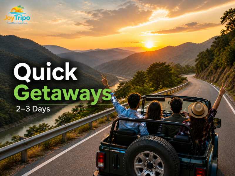 Best Weekend Getaways from Delhi NCR: Quick gateways 