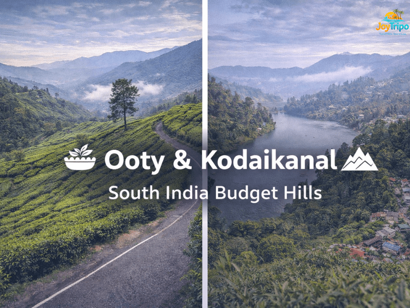 Cheapest Hill Stations in India: Ooty & kodaikanal