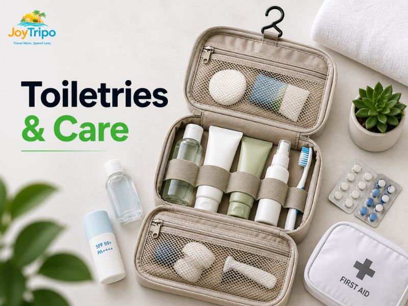Complete Travel Packing Checklist: Toiletries checklist 