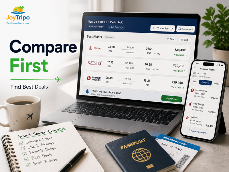 How to Find Cheap International Flights: Always Use Flight Comparison Platforms First