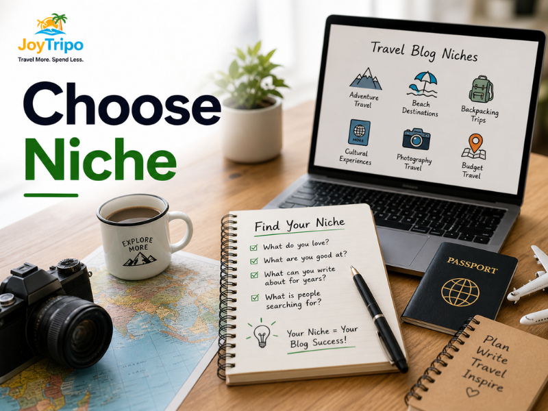 How to Start a Travel Blog: Choose your travel blog niche