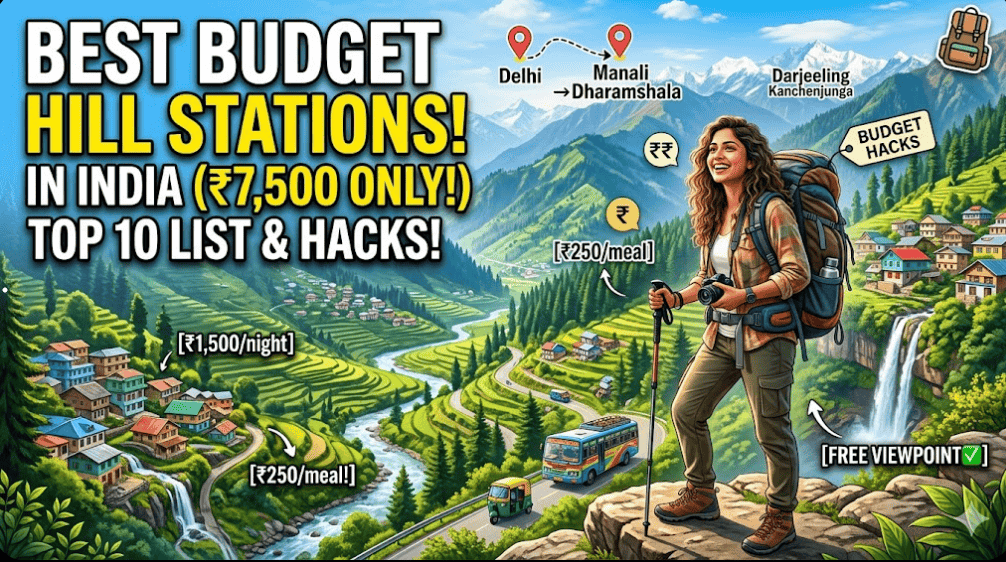 Cheapest Hill Stations in India