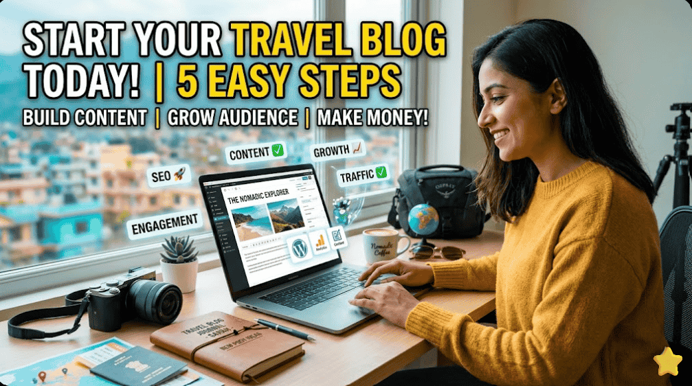how to start a travel blog
