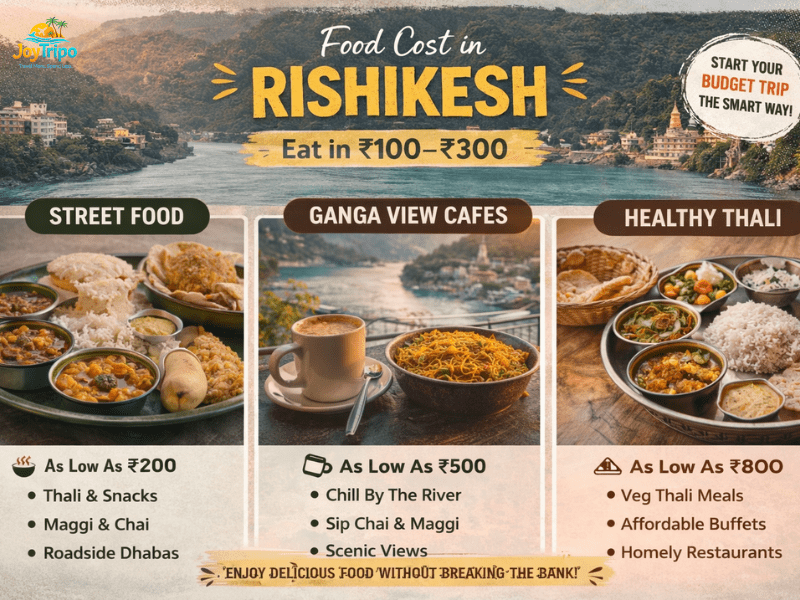 Rishikesh Budget Trip guide: Food cost in Rishikesh 