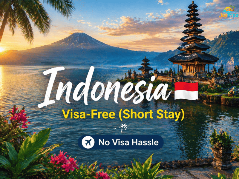 Visa Free Countries for Indians: Indonesia visa free for indians