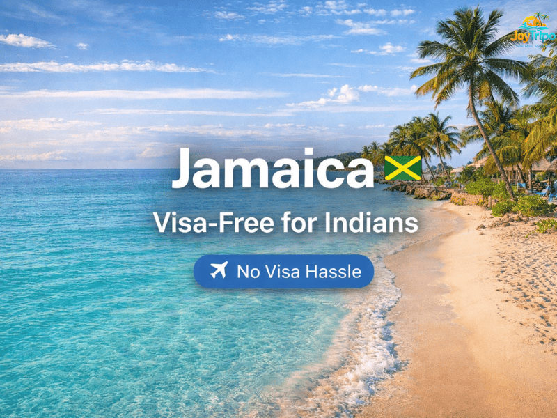 Visa Free Countries for Indians: Jamaica visa-free for indians