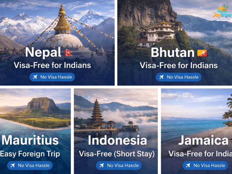 Visa Free Countries for Indians